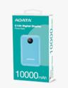 پاوربانک 20 وات ای دیتا مدل C100 Digital Display ظرفیت 10000 میلی‌آمپرساعت - بندانگشتی 5