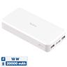 پاوربانک 18 وات شیائومی مدل Redmi ظرفیت 20000 میلی آمپرساعت به همراه کابل تبدیل microUSB - بندانگشتی 1