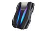 هارد اکسترنال ای دیتا مدل HD770G  ظرفیت دو ترابایت دارای رابط USB Type-A 3.2 - بندانگشتی 10