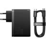 شارژر دیواری 160 وات بیسوس مدل GaN5 Pro 2C+U به همراه کابل تبدیل USB-C - بندانگشتی 10