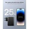 شارژر دیواری 160 وات بیسوس مدل GaN5 Pro 2C+U به همراه کابل تبدیل USB-C - بندانگشتی 8