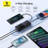 پاوربانک 22 وات بیسوس مدل LIPOW Dual ظرفیت 20000 میلی‌آمپرساعت به همراه کابل USB-C و لایتنینگ - بندانگشتی 5
