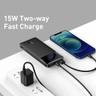 پاوربانک 22 وات بیسوس مدل LIPOW Dual ظرفیت 20000 میلی‌آمپرساعت به همراه کابل USB-C و لایتنینگ - بندانگشتی 10