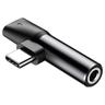 مبدل USB-C به AUX/USB-C باسئوس مدل l41 - بندانگشتی 17
