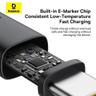 کابل USB-C بیسوس مدل BASEUS Dura Series 100W طول 1 متر - بندانگشتی 6