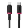 کابل تبدیل USB-C به لایتنینگ بیسوس مدل Dura Series 20W طول 1 متر - بندانگشتی 1