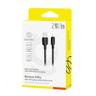 کابل تبدیل USB به لایتنینگ بیسوس مدل Silky Series 2.4A طول 1 متر - بندانگشتی 4
