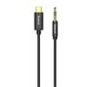 کابل تبدیل USB-C به AUX باسئوس مدل CAM01-M01-BA طول 1.2 متر - بندانگشتی 1