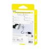 کابل تبدیل USB-C به لایتنینگ بیسوس مدل Silky P10377700313-00 طول 1 متر - بندانگشتی 2