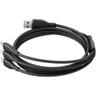 کابل تبدیل USB به لایتنینگ/USB-C/micro-USB بیسوس مدل Ultra-Fast 3.5A طول 1.3 متر - بندانگشتی 5