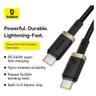 کابل تبدیل USB-C بیسوس مدل Dura Series 240W طول 1 متر - بندانگشتی 5