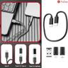 کابل تبدیل USB-C به USB-C / لایتنینگ / USB / microUSB پرووان مدل PCK002 طول 0.28 متر - بندانگشتی 5
