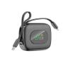 پاوربانک 22.5 وات بودی مدل PB823B ظرفیت 10000 میلی‌آمپرساعت به همراه 2 کابل USB-C و lightning - بندانگشتی 1