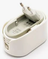 شارژر دیواری 12 وات سه پورت بودی مدل M8J312EM به همراه کابل تبدیل USB-A به Micro-USB و USB-A  به لایتنینگ - بندانگشتی 3