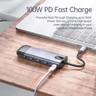 هاب 10 پورت USB-C مک دودو مدل HU-7420 - بندانگشتی 2